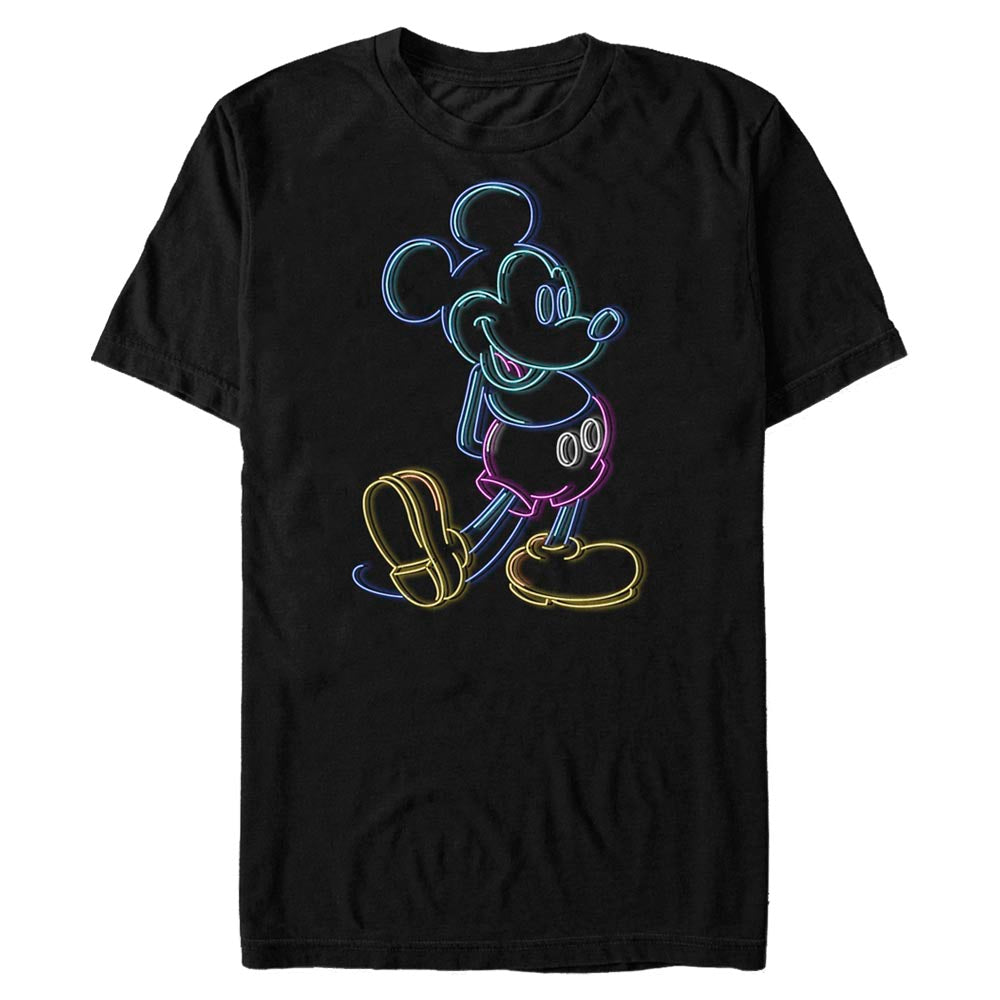 80s ディズニー　ビンテージ　Tシャツ　ネオン　ポップアート　デッドストック 90's MICKEY,INC tower of terror T-shirt Made in USA | 古着屋