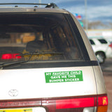 Favorite Child Bumper Sticker