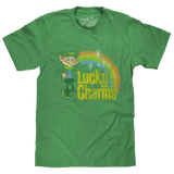 Lucky Charms Retro Rainbow T-Shirt - Green