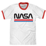 NASA Worm Logo Ringer T-Shirt