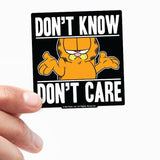 Garfield - Don't Know, Don't Care Sticker