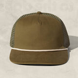 Brushed Cotton Rope Trucker Hat