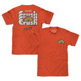 Orange Crush Soda Front and Back Print T-Shirt - Orange Heather