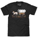 The Oregon Trail Shirt Video Game Logo T-Shirt - Black