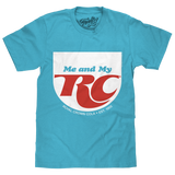 RC Cola Me and My RC Royal Crown Soda T-Shirt - Aqua Blue