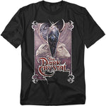 The Dark Crystal movie poster t-shirt featuring the iconic shard design with the Skeksis and Mystics from Jim Henson’s fantasy masterpiece.