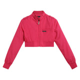 Women's Members Only® Mini Cropped Racer Jacket