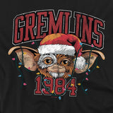 Gremlins 1984 Gizmo Santa Hat Christmas T-Shirt
