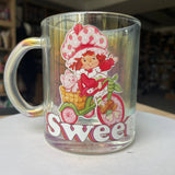 Strawberry Shortcake Sweet Bike Iridescent Glass Mug