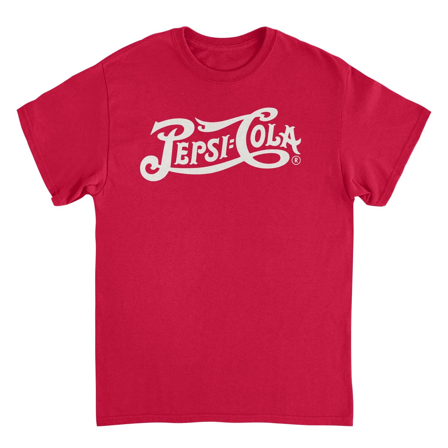 Pepsi Vintage Logo Invert Red T-Shirt – Rerun the 80s