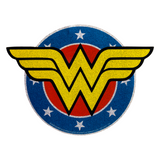 Wonder Woman - Glittery Shield Sticker