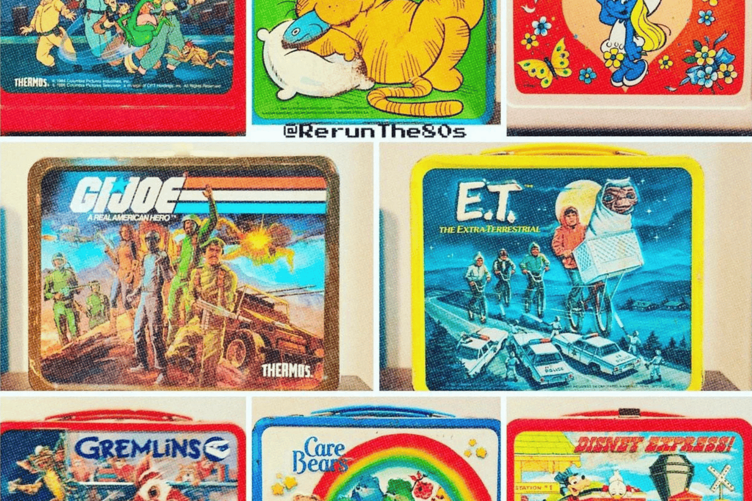 Popular lunchboxes of the 1980s