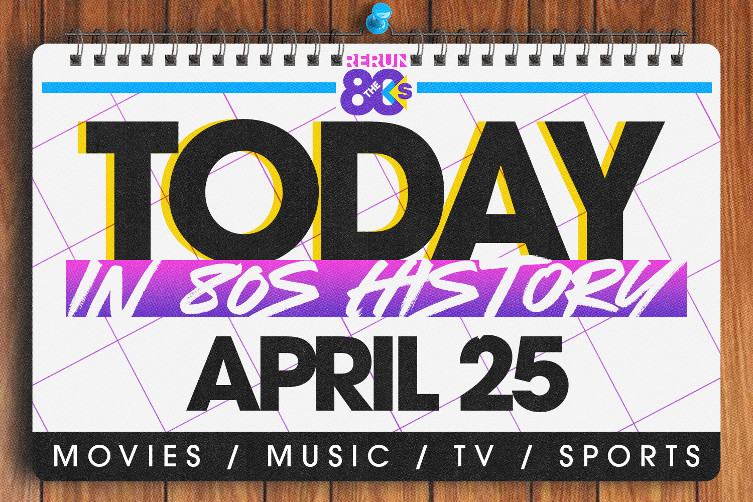 Today in 80s History - April 25 in the 80s
