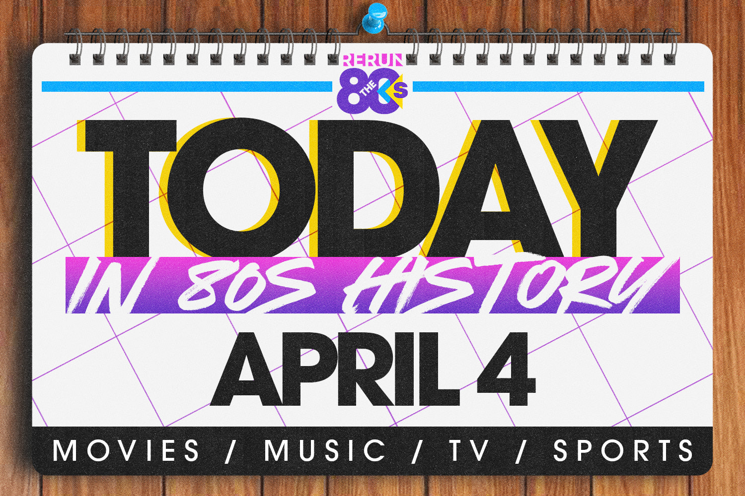 Today in 80s History - April 4 in the 80s