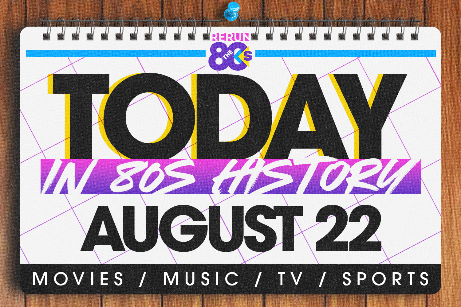 Today in 80s History - August 22 in the 80s
