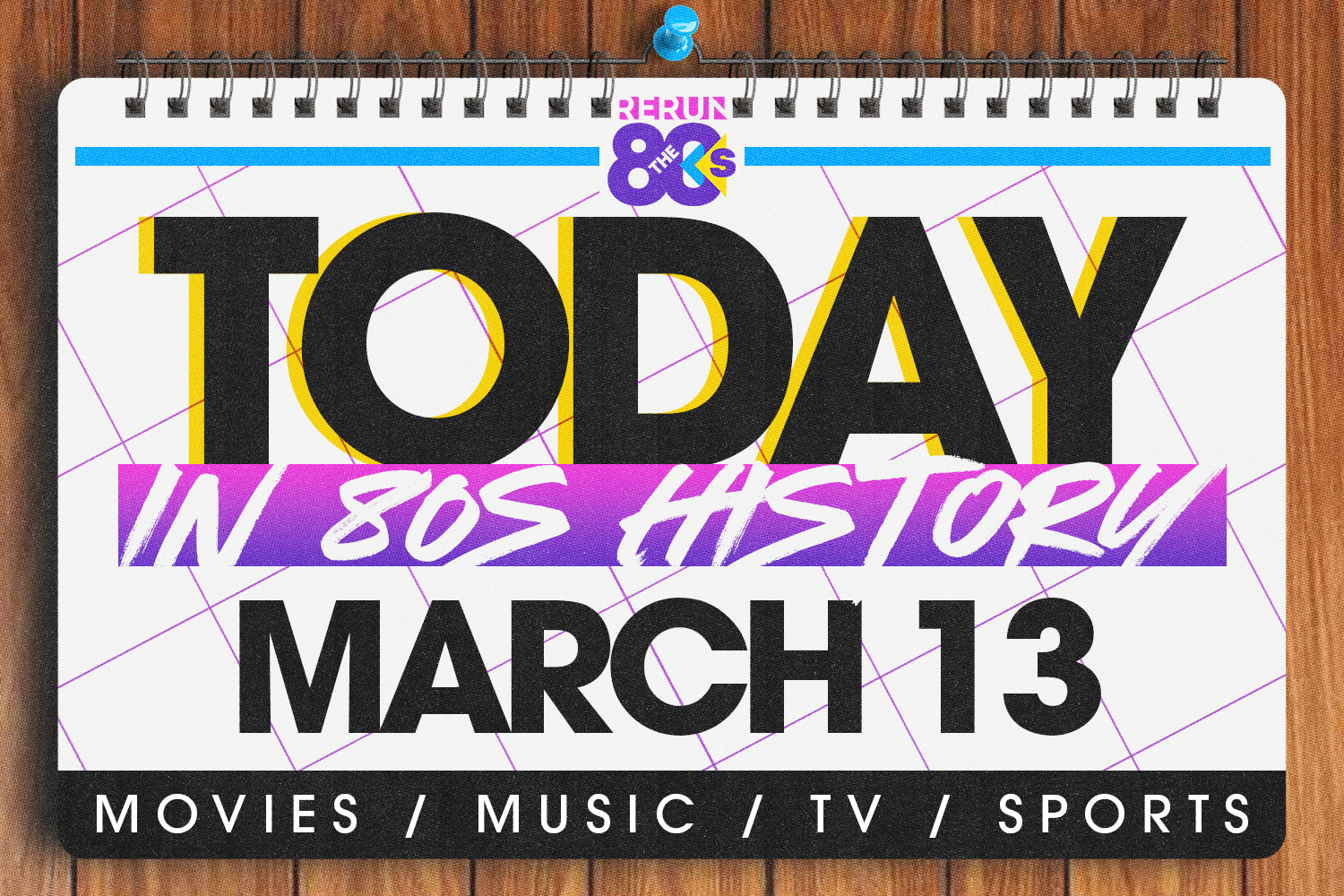 Today in 80s History: March 13th in the 80s – Rerun the 80s