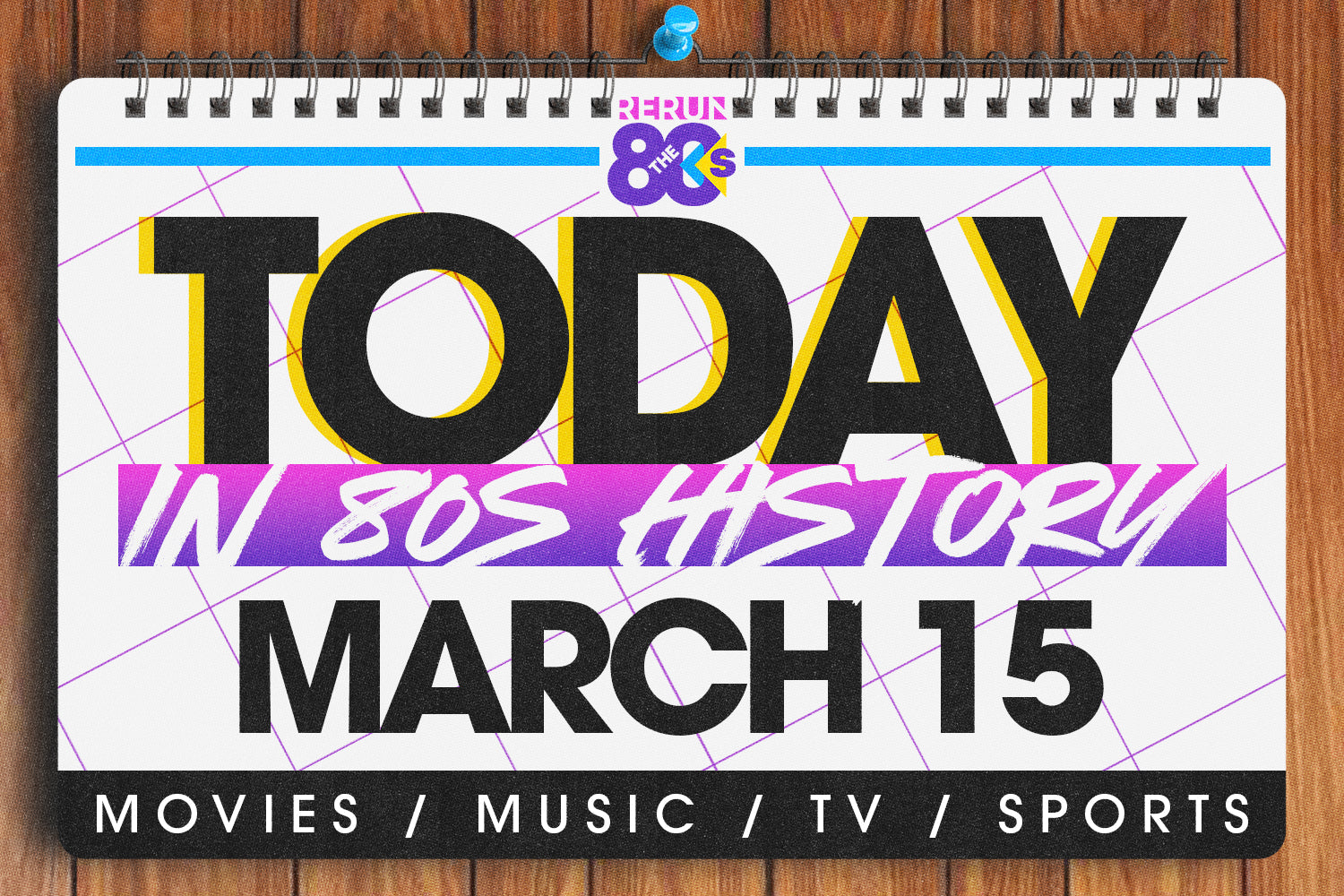 Today in 80s History - March 15 in the 80s