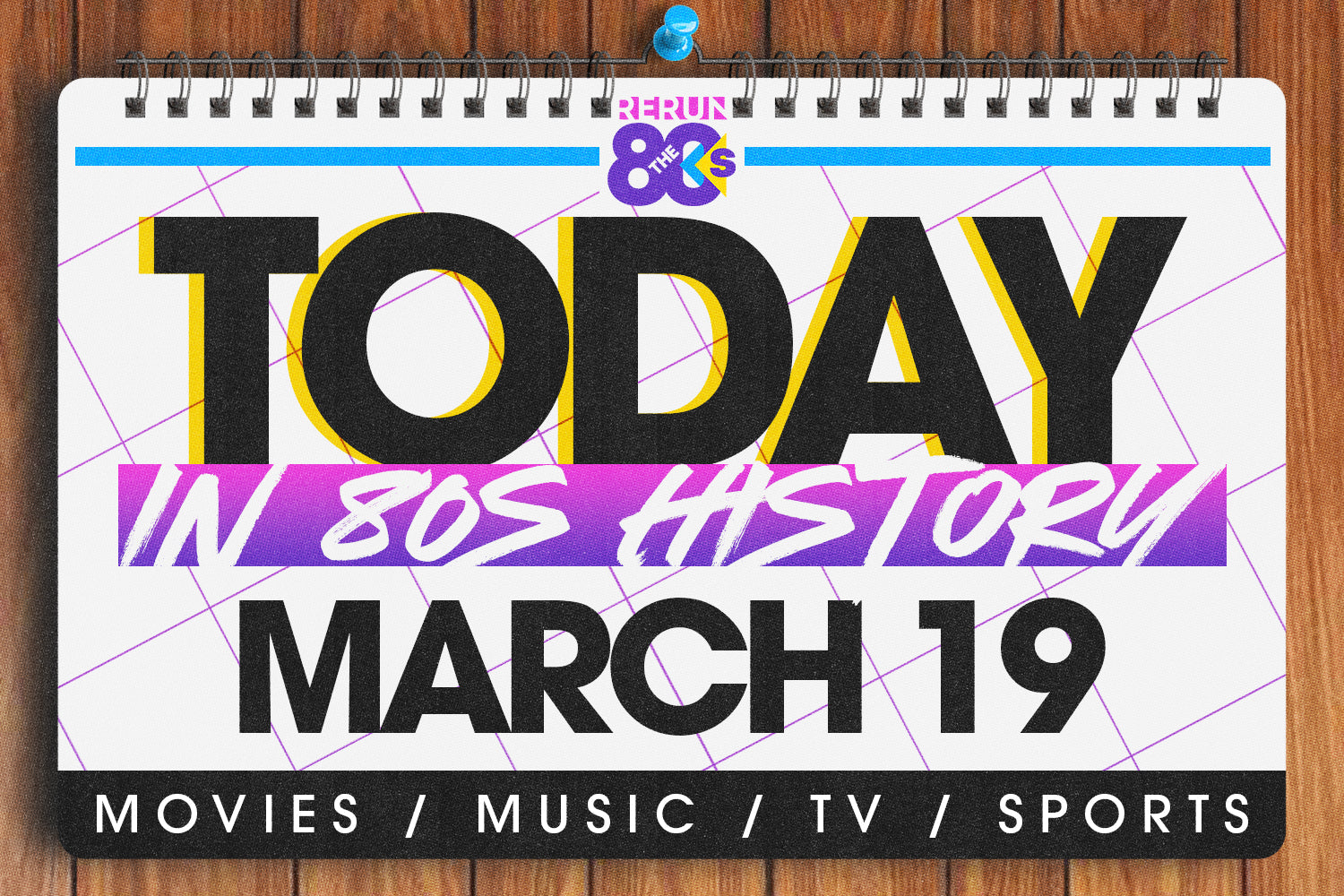 Today in 80s History - March 19 in the 80s