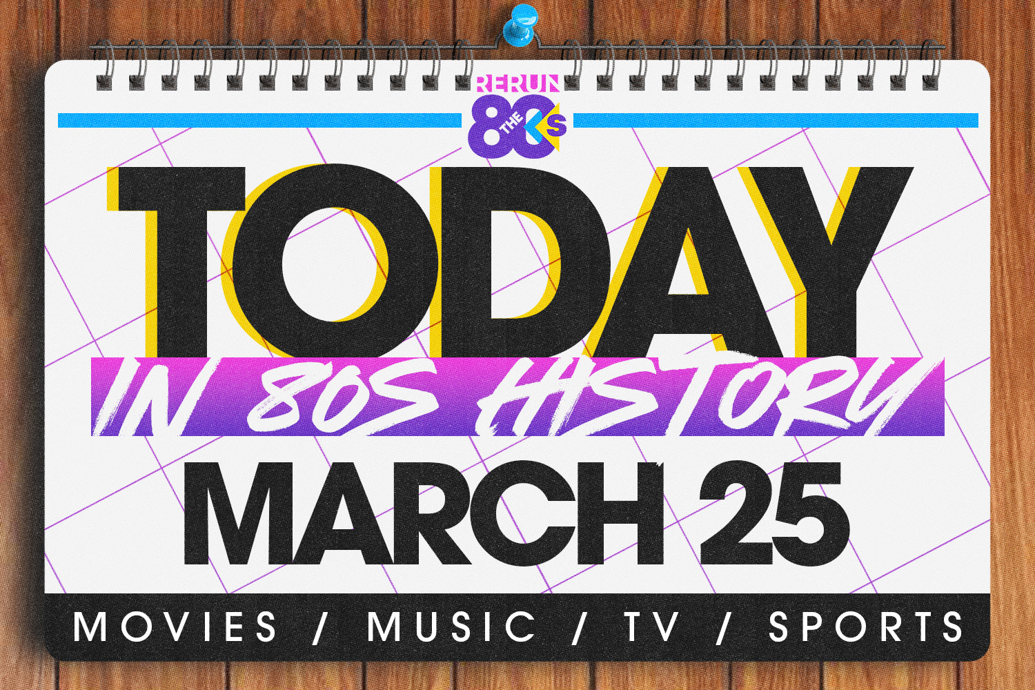 Today in 80s History - March 24 in the 80s