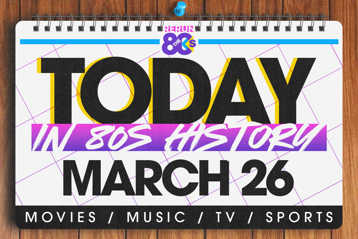 Today in 80s History - March 24 in the 80s