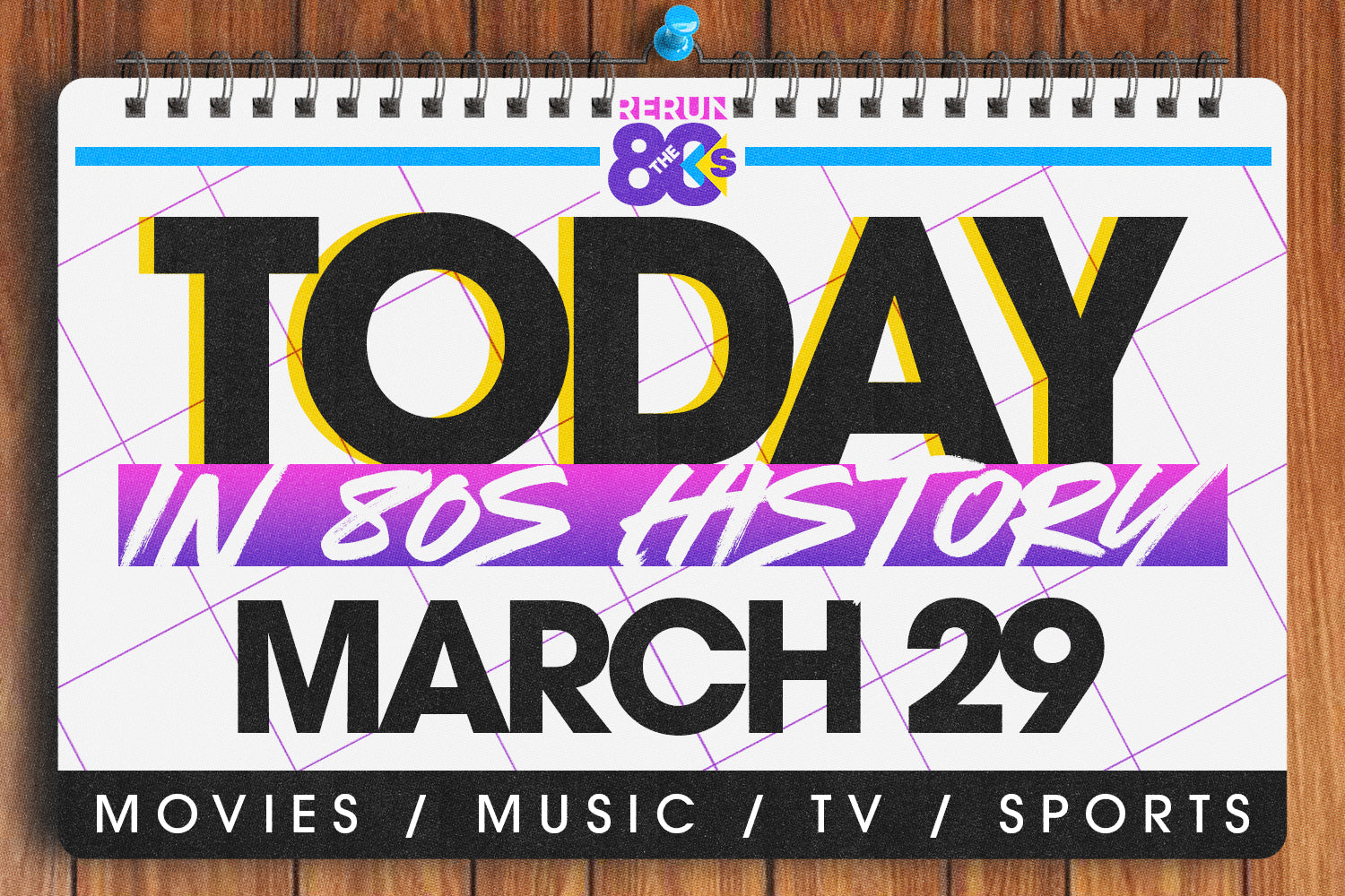 Today in 80s History - March 29 in the 80s