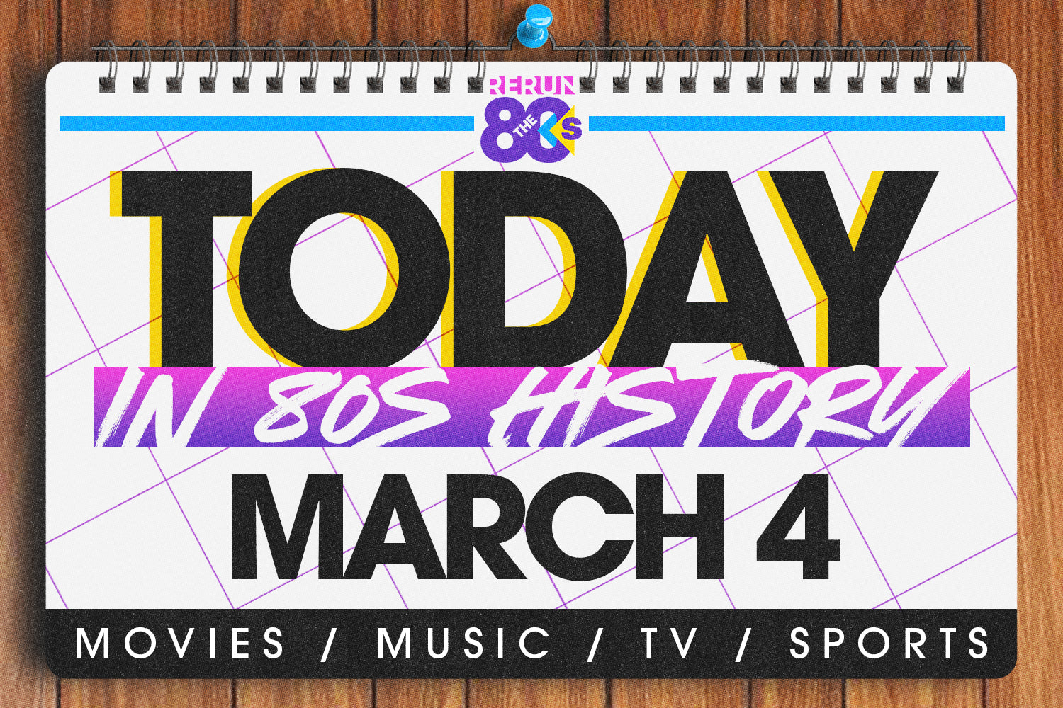 Today in 80s History - March 4 in the 80s