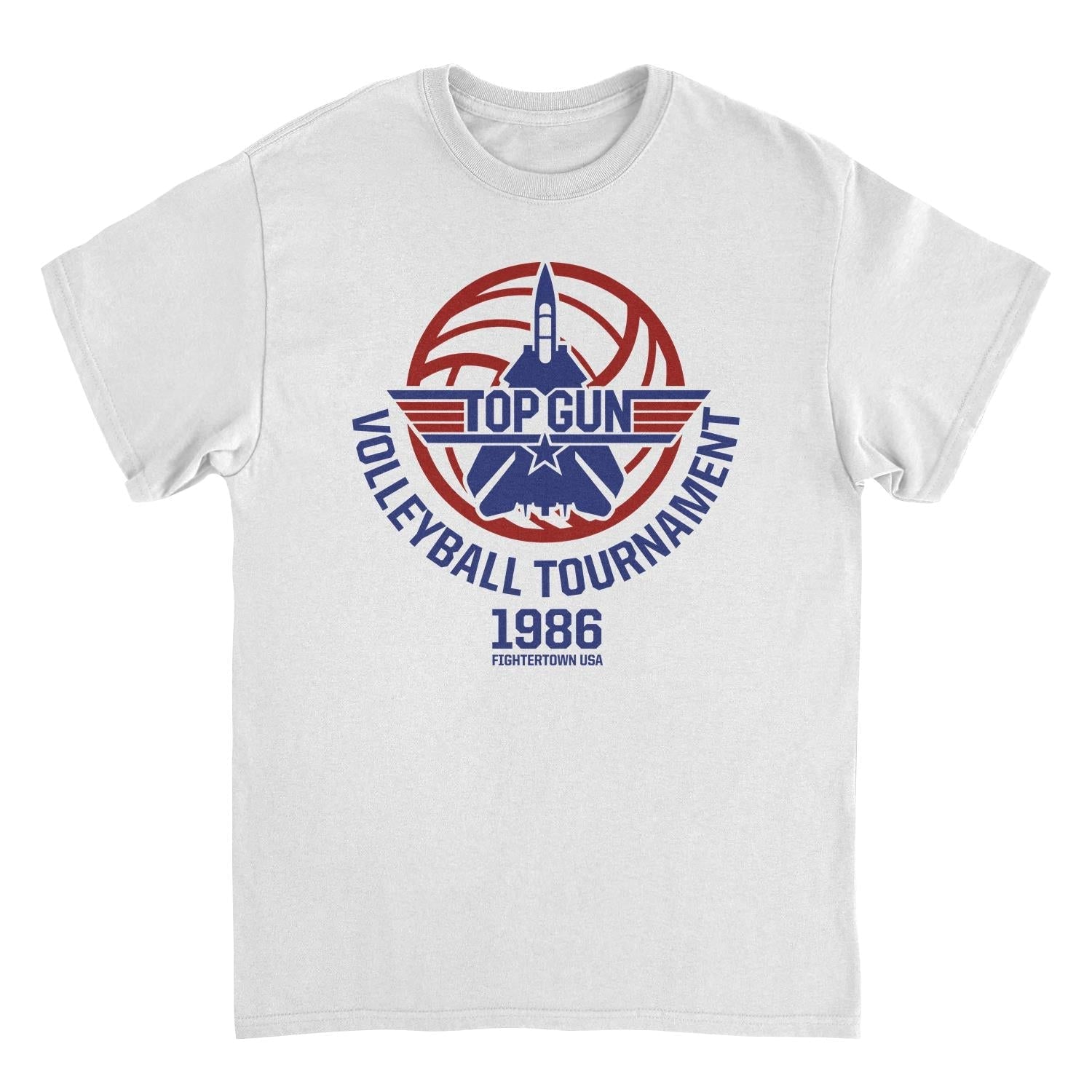 Top Gun Volleyball Tournament White T-Shirt