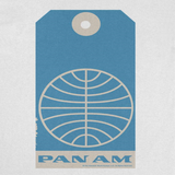 Pan Am Retro Logo Luggage Tag White T-Shirt