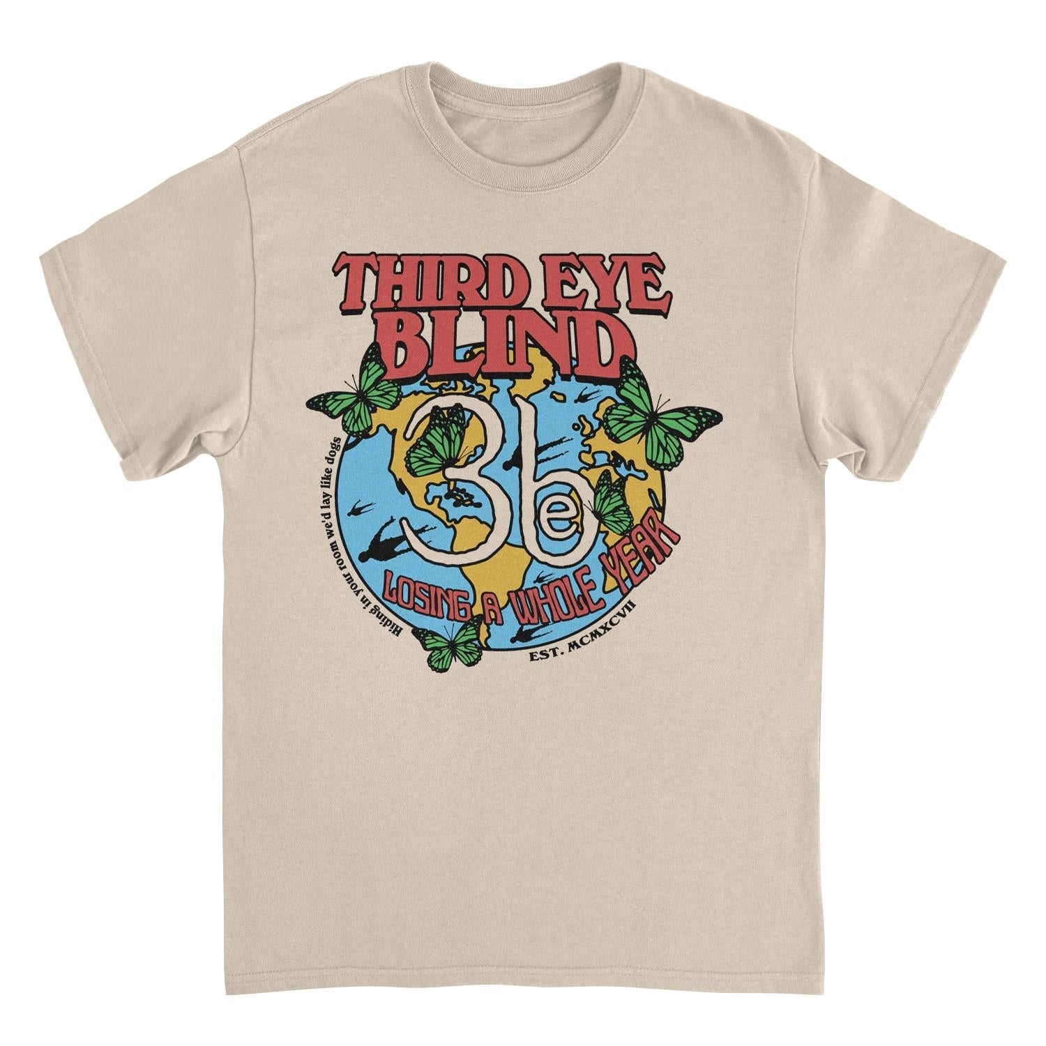 Third Eye Blind Losing A Whole War T-Shirt officially licensed graphic tee