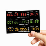 Back To The Future - DeLorean Display Sticker