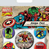 Marvel Comics (Iron Man) Badge Pack