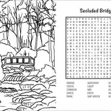 Bob Ross Word Search and Coloring Book