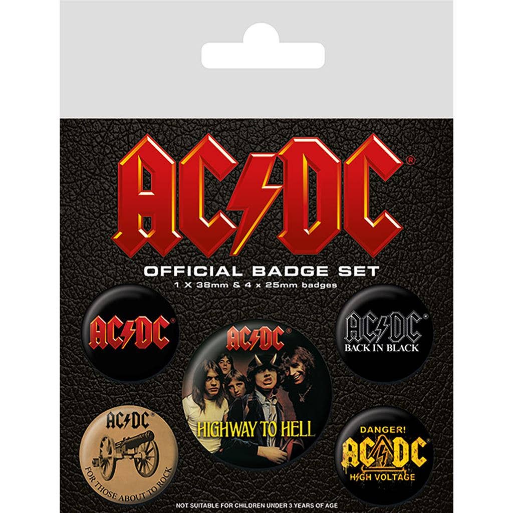 AC/DC Badge Pack – Rerun the 80s