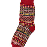 Cotton Fair Isle Sock