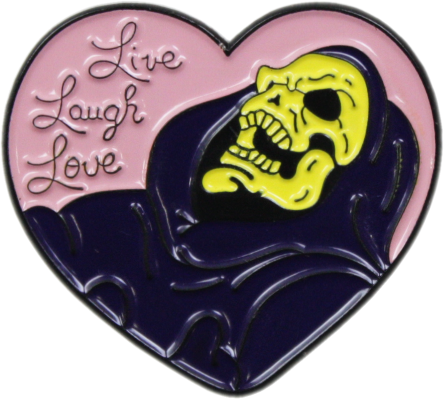 "Live Laugh Love" Enamel Pin