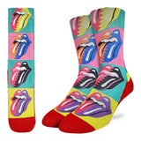 The Rolling Stones Hot Lips Pop Art Socks