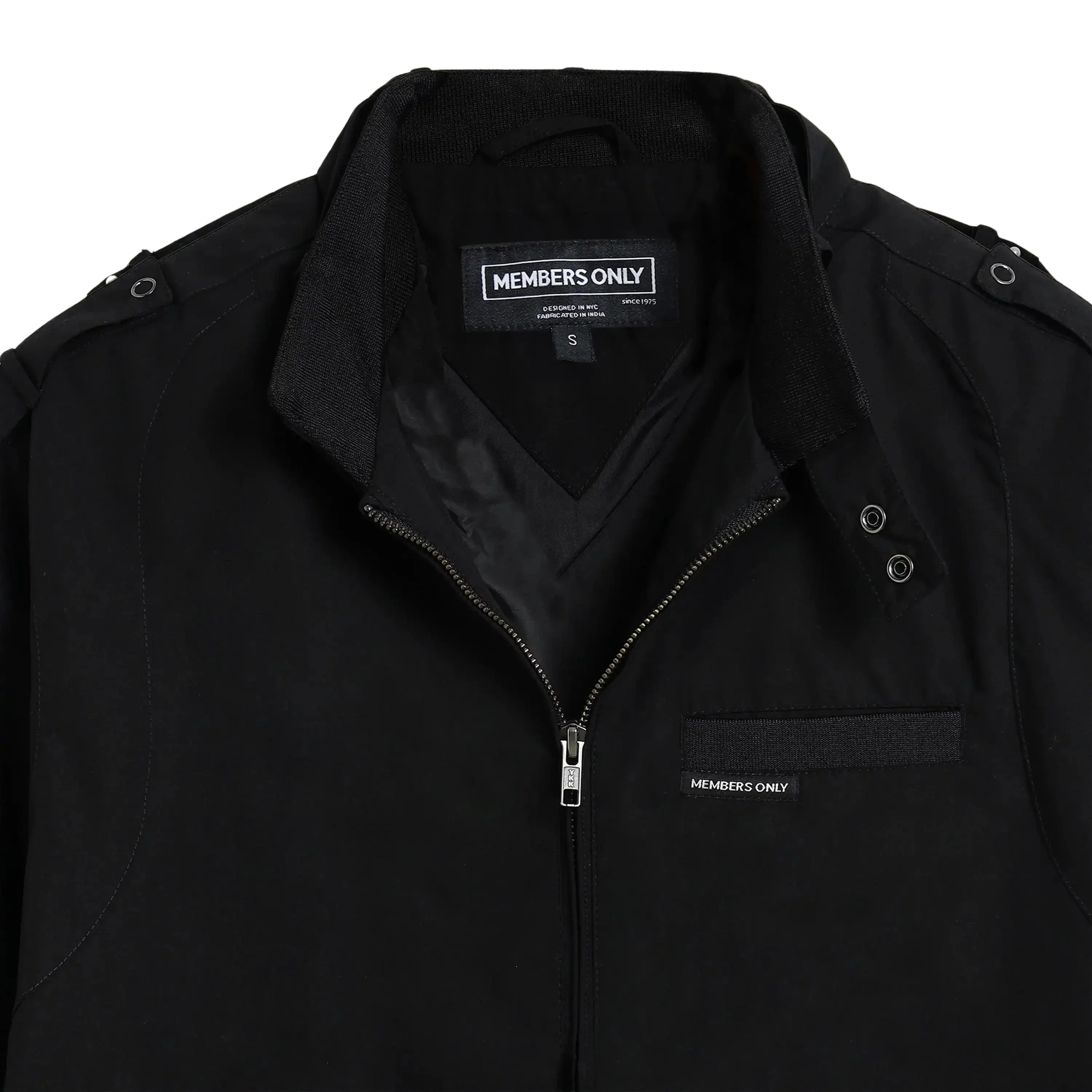 Women's Members Only® Classic Iconic Racer Jacket (Slim Fit)