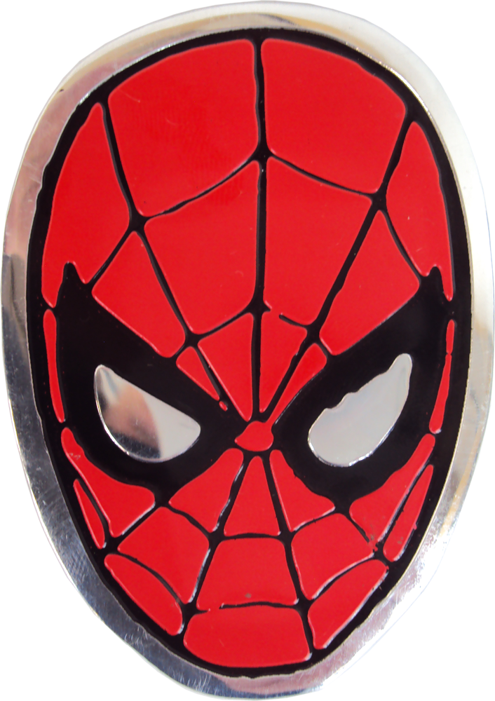 Spider-Man - Medium Metal Emblem Face Sticker