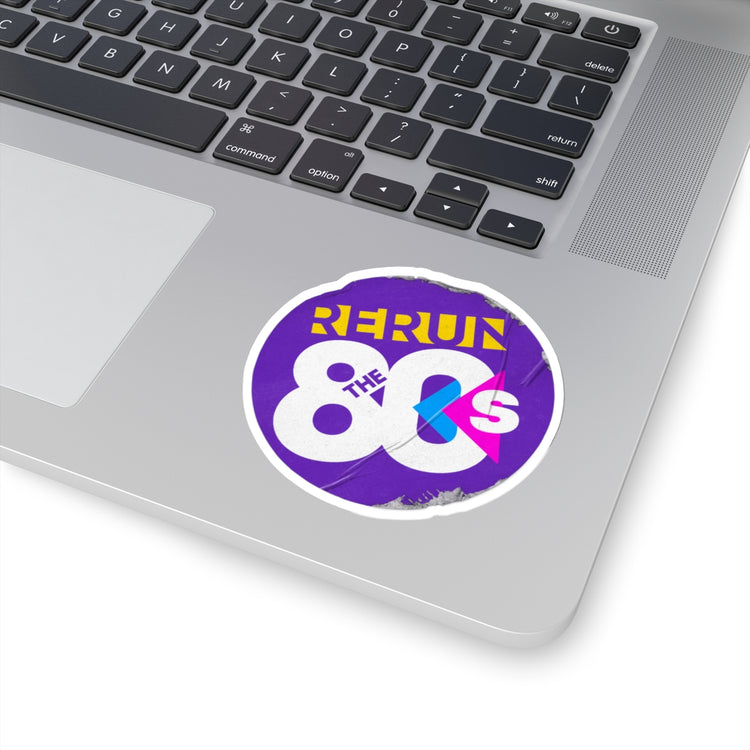 Rerun the 80s Logo Sticker