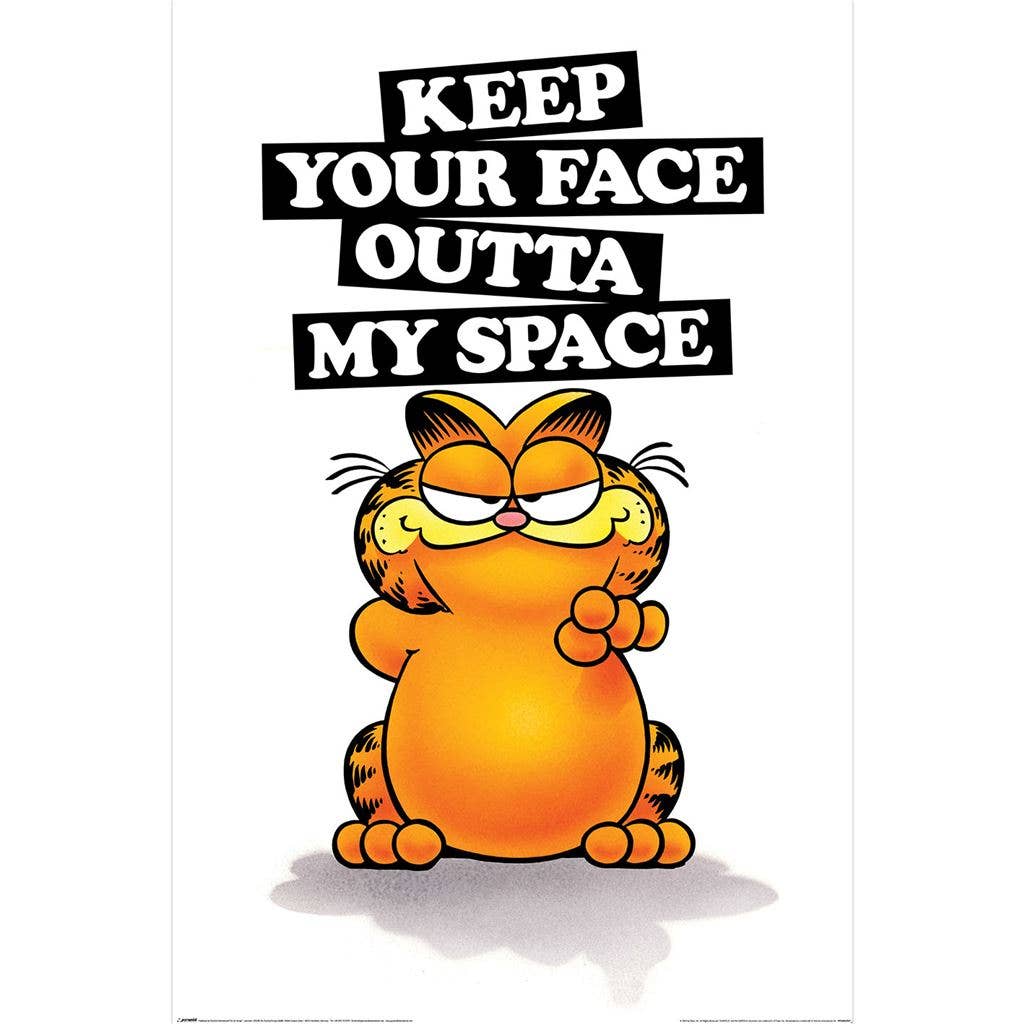 Garfield (Keep Your Face) Maxi Poster