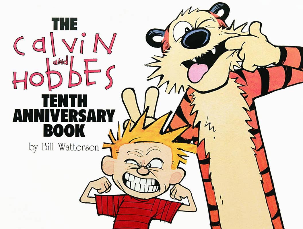 Calvin and Hobbes Tenth Anniversary Book by Bill Watterson