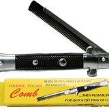 Folding Pocket Comb - Switchblade Style - Novelty Gift Item