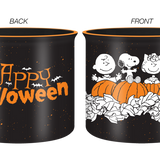 Peanuts Happy Halloween Pumpkin Patch 20z Ceramic Camper Mug