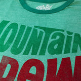 Vintage Mt Dew Ringer T-Shirt - Green