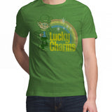 Lucky Charms Retro Rainbow T-Shirt - Green