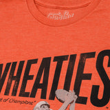 Wheaties Breakfast of Champions Football Player T-Shirt - Orange