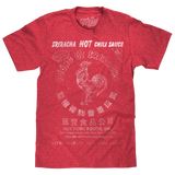 Sriracha Label T-Shirt - Red