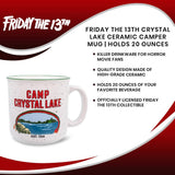 Friday the 13th Crystal Lake 20oz Camper Mug
