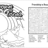 Bob Ross Word Search and Coloring Book