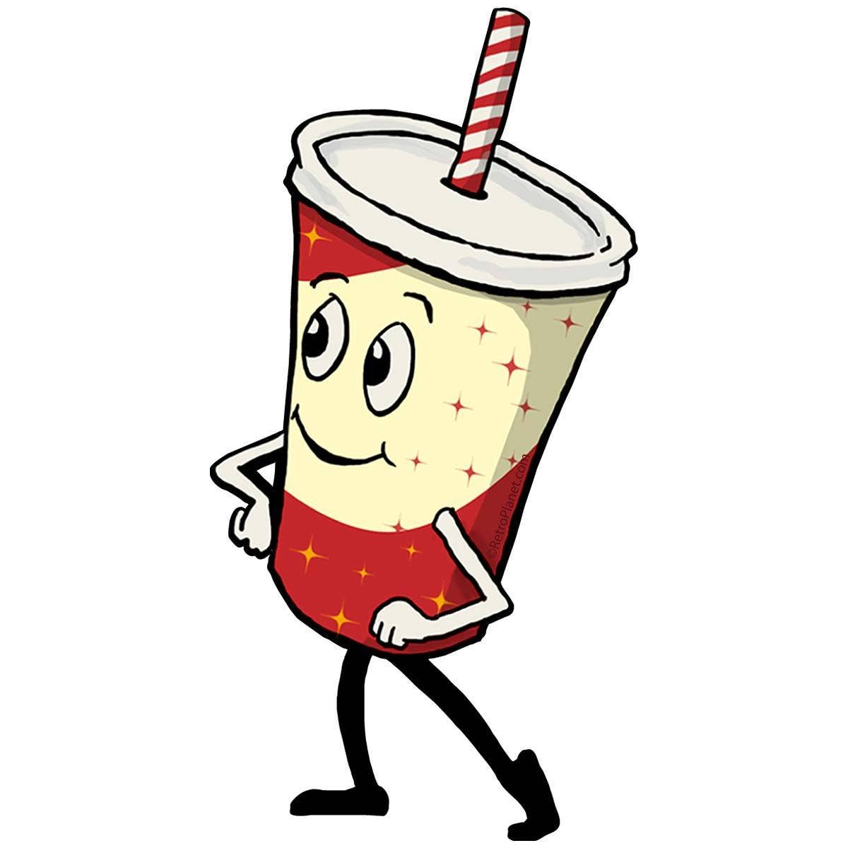 Dancing Soda Pop Sticker